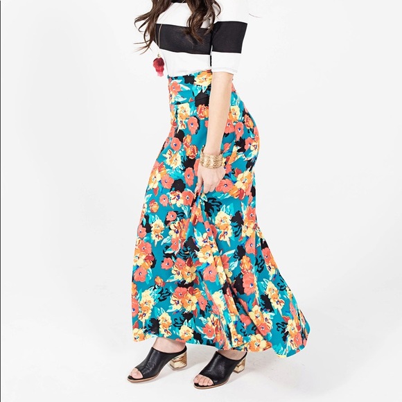 XXS Striped Lularoe Maxi Skirt Dress Summer 👗 - Picture 6 of 8